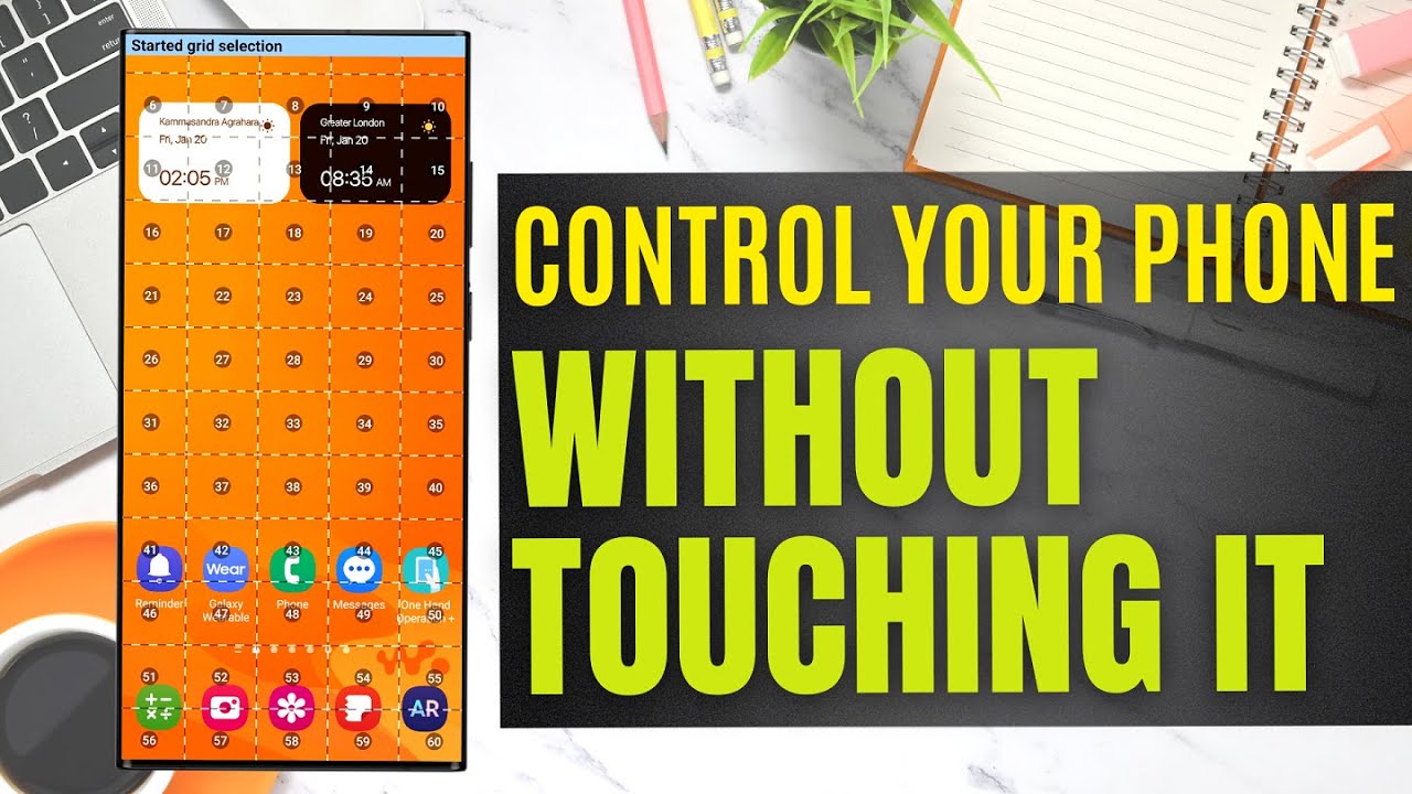 Control Your Phone Without Touching it ! For all samsung / Android ...