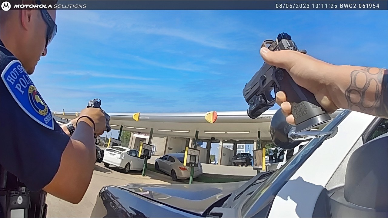 Cops Hunt Down Man With a Bomb
