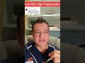 Low HDL with high triglycerides? What can you do? What does this mean? #hdl #triglycerides #ldl