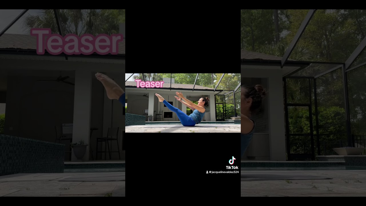 Pilates Teaser Mat Exercise with Jacqueline Valdez