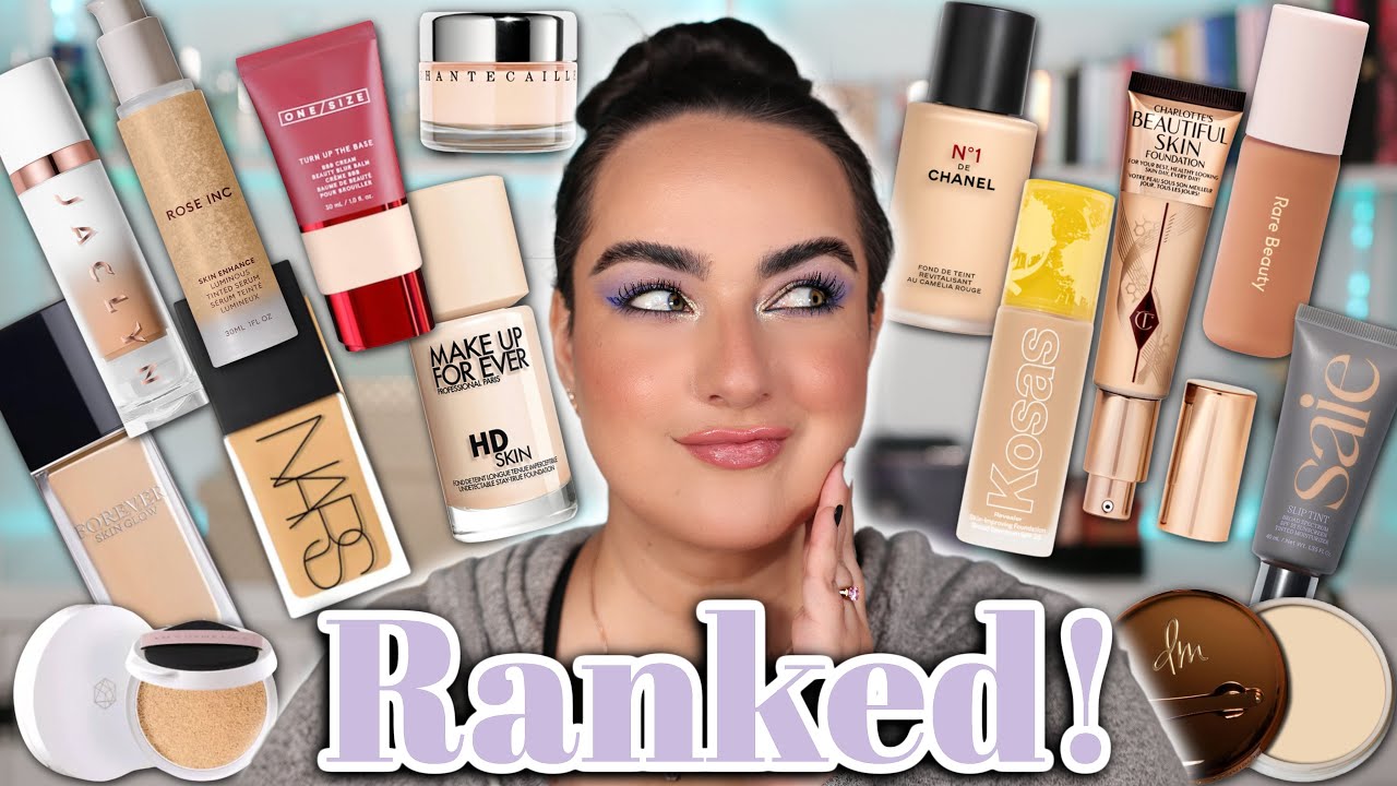 RANKING EVERY FOUNDATION I'VE TRIED IN 2022 (SO FAR) 