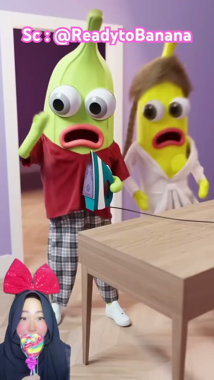 Kena setrika panas ⁉️?@ReadytoBanana #shorts #funny #dubbing