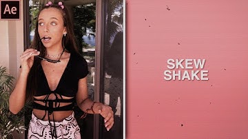 skew shake I after effects tutorial