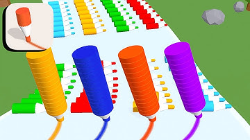 Crayon Rush 3D ​- All Levels Gameplay Android,ios (Levels 150-155)