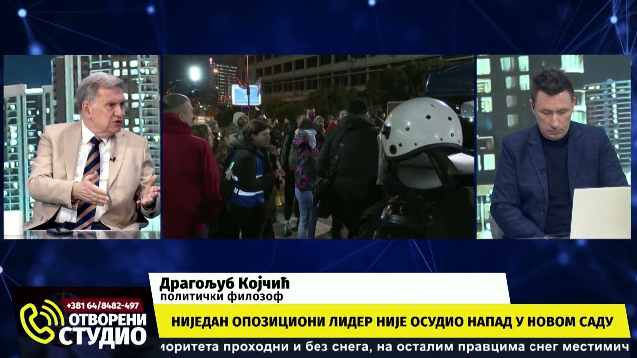 OTVORENI STUDIO - Vojni savez Hrvatske, Albanije i Prištine je pretnja za Srbiju!