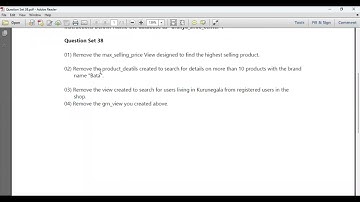 Create a query to remove a pre-created SQL View.
