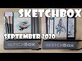 Обзор Sketchbox premium &amp; basic September 2020 / Сентябрь 2020 + speedpaint