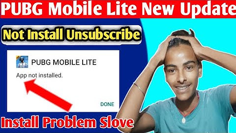 Pubg Mobile Lite App Not Installed Problem Solution || How To Fix Pubg Lite Not Install Problem