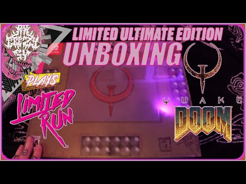 Quake/DOOM LRG Ultimate Collectors Editions Unboxing & Comparison