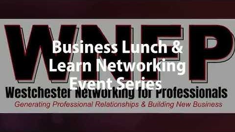 Lunch and Learn Networking Sponsorship 2017 - 2018