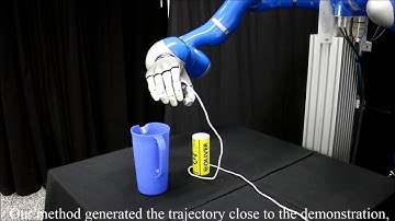 Guiding Trajectory Optimization by Demonstrated Distributions