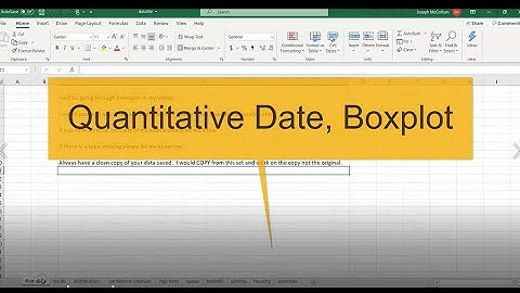 Boxplot in Excel