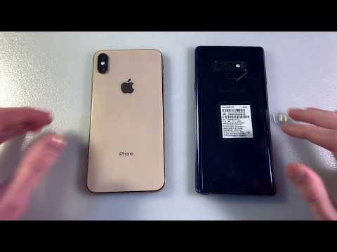 iPhone XS Max vs Samsung Galaxy Note 9