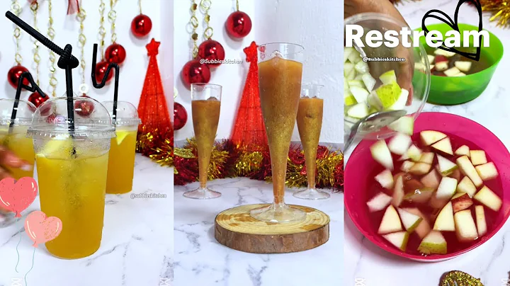 3 Quick & Easy Homemade #Mocktails | NonAlcoholic Drinks For Date Nights, Parties and GetTogethers