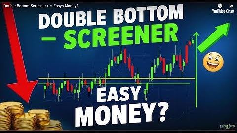 Can You REALLY Profit Using Double Bottom Chartink Screener?