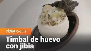 Timbal de huevo con jibia - Como Sapiens | RTVE Cocina