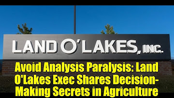 Avoid Analysis Paralysis: Land O