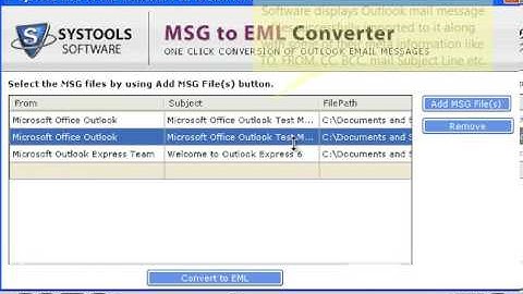 MSG to EML Converter Software to Export MSG2EML in Easy Methods