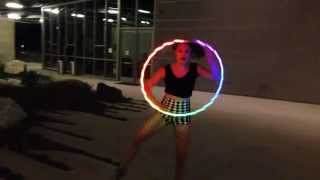 Pixie Flow Arts ODESZA &quot;Say My Name&quot; LED Hula Hoop flow performance