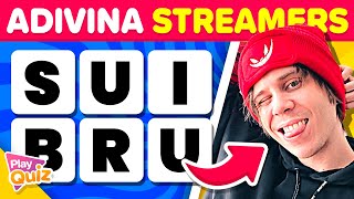 Adivina el Streamer por su Usuario👾🔍🤔  - Ordena las Letras ¿Cuánto sabes? | Play Quiz de Streamers