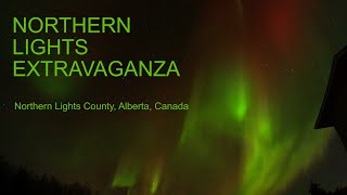 Northern Lights in the County of Northern Lights, Alberta, Canada