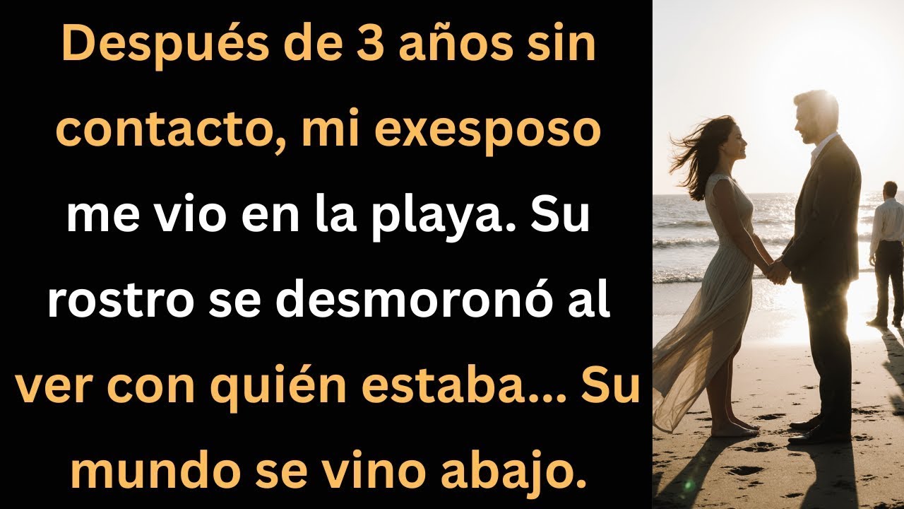 Mi ex me vio en la playa después de 3 años… y no pudo creer con quién estaba