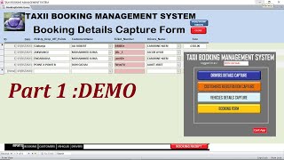 Create a full Professional Taxi booking Management System with MS Access - Step-by-Step Guide PART 1