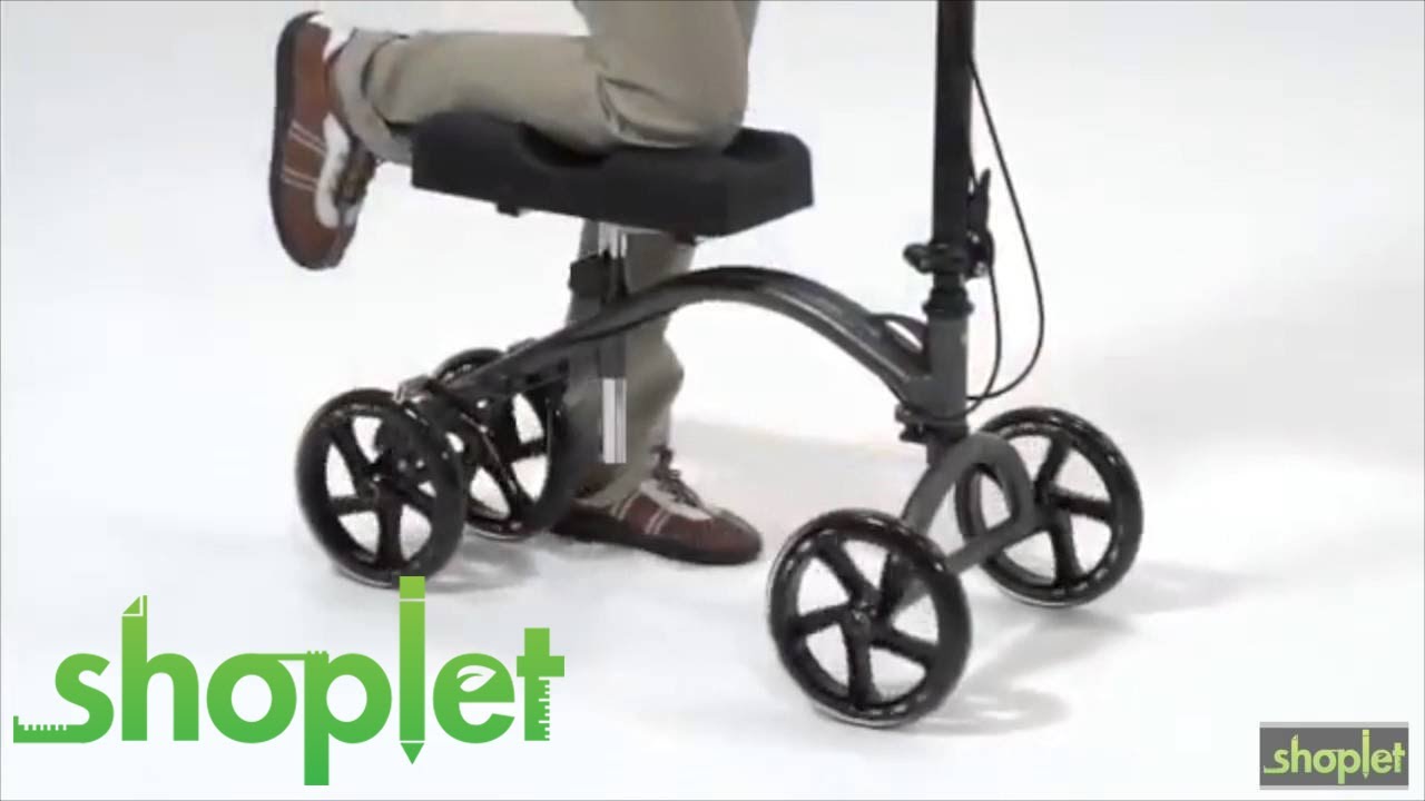 Drive Devilbiss Healthcare DV8 Aluminum Steerable Knee Walker Crutch Alternative