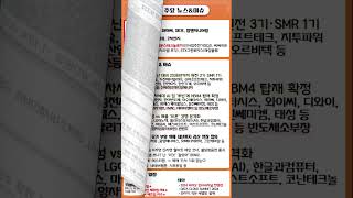 &quot;What is next&quot; - 월요일 모닝브리핑(2024.06.03) #장전시황) #돈이되는뉴스 #테마이슈와관련주 #단타매매재료 #주식정보 #장전이슈