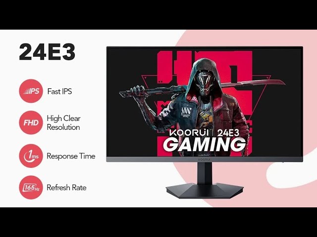 KOORUI 24E3 24 Gaming monitor Unboxing! 