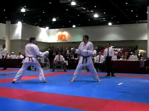 Adrian Galvan 2009 AAU Karate Nationals Open Weigh...