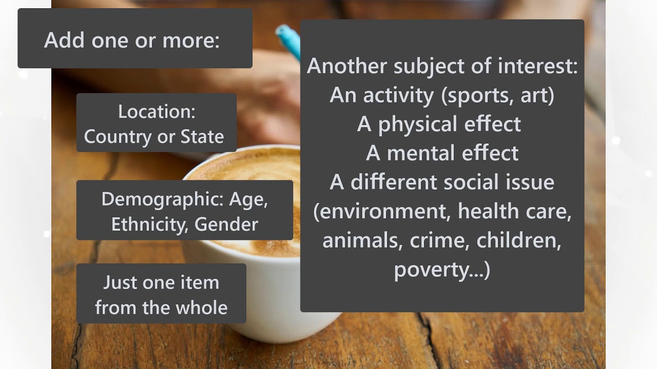 Importance Of Narrowing Down A Research Topic