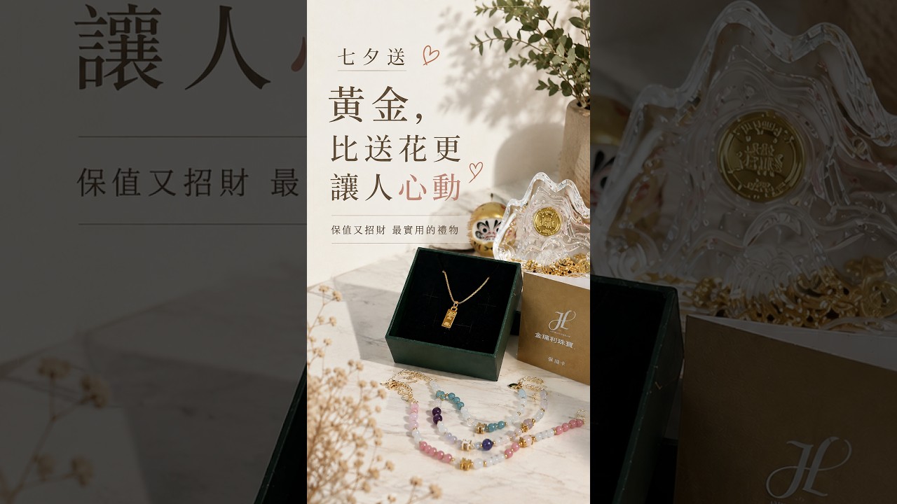 送禮求生指南：今年七夕把「純金金山」端出來！ ｜柒柒夫妻543 縮圖