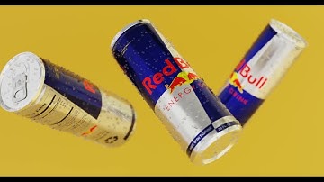 Blender Product Animation | Red Bull ad Blender | 3D Advertisement For Red Bull in Blender