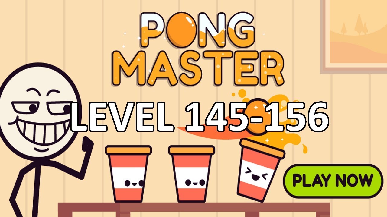 Pong Master Level 145-156. 3 Stars Walkthrough