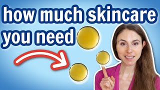 HOW MUCH SKINCARE PRODUCT YOU NEED TO USE  @DrDrayzday