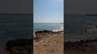 Çeşme Altınkum Beach Walk Turquoise Sea Türkiye