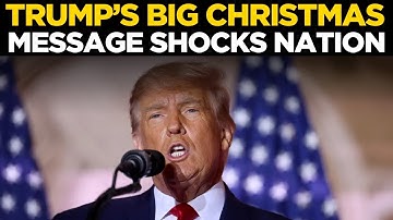 US News LIVE: Trump’s Christmas Announcement Leaves America Stunned | Trump News LIVE