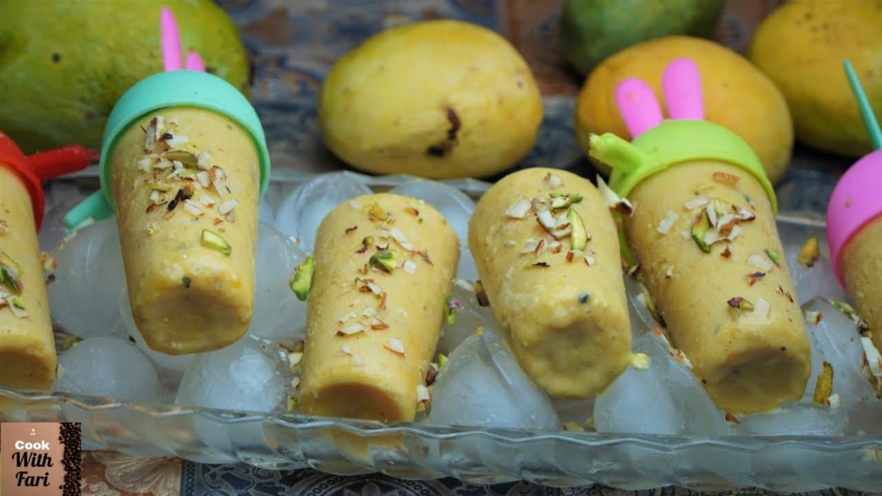 Mango Kulfi (Aam ki Kulfi) Quick & Easy Mango Ice cream Recipe (Urdu