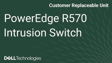 How to replace the intrusion switch on a PowerEdge R570
