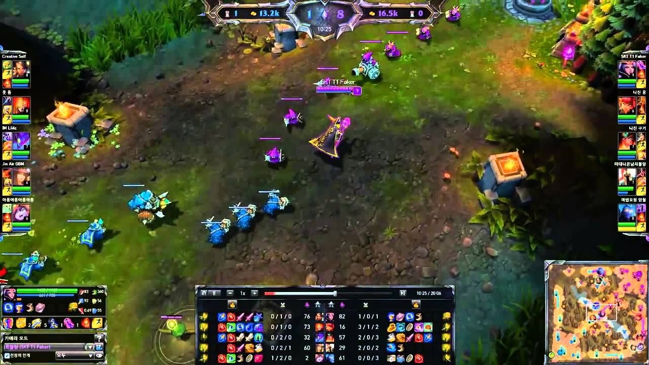 SKT T1 Faker [BarcodeKiller] LeBlanc vs Karthus