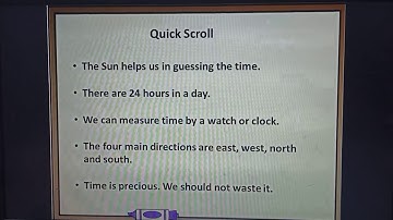 Class 2 EVS Ch 6 Time and directions Lecture 3 Q A