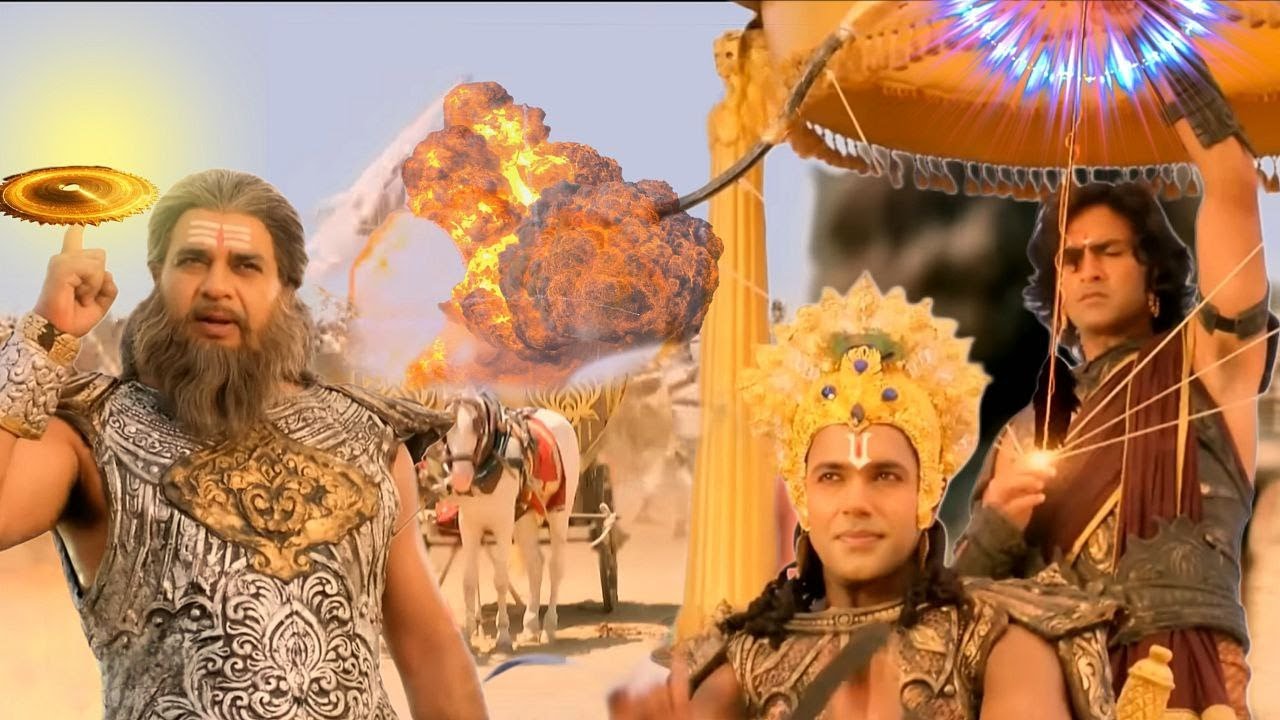 द्रोणाचार्य ने शिव सुदर्शन से किया वार… अर्जुन का रथ पल में जलकर राख! || Suryaputra Karn ||
