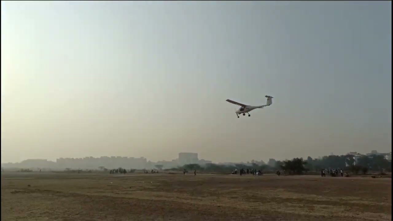 Glider flying l wooden aeroplane flaying at Gliding Center Hadapsar l morning vibes l positive fly