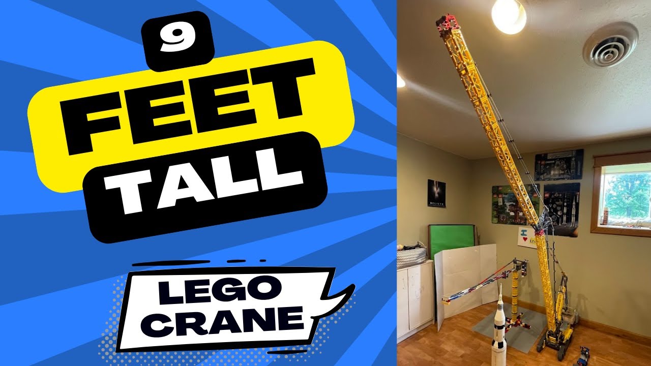 9 Feet of LEGO Crane Engineering