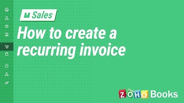 How to Create a Recurring Invoice | Zoho Books
