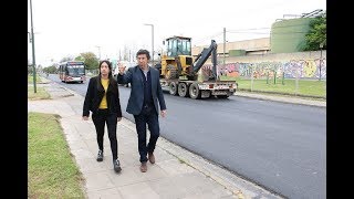 BOULOGNE: BERNARDO DE IRIGOYEN YA TIENE NUEVO ASFALTO