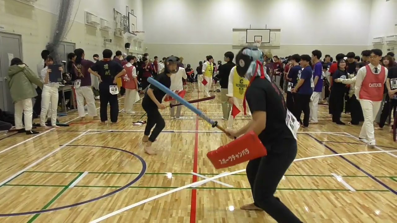 堤達男作 ライオン楯 男子楯長剣A tc553松尾勇輝 tl050山口陽飛 - YouTube