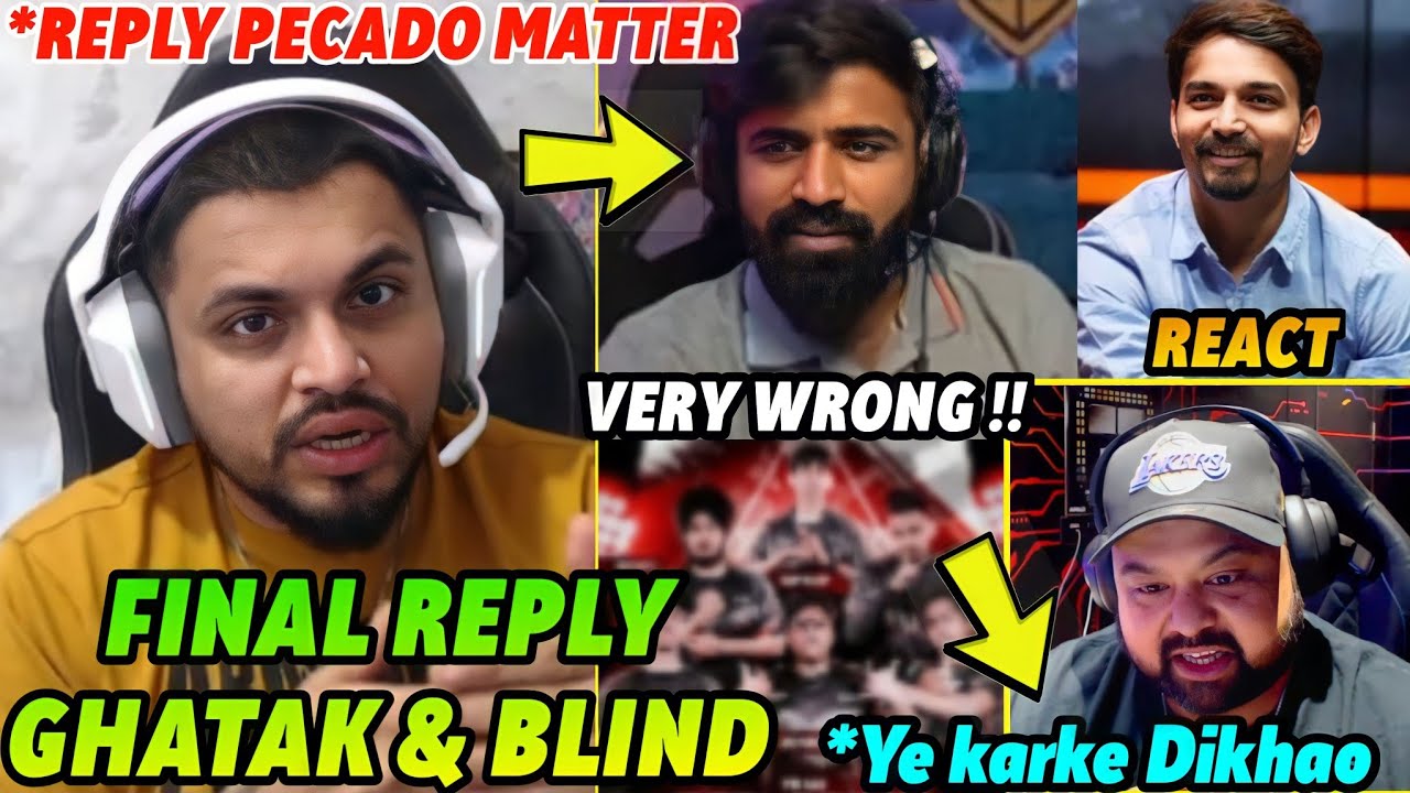 SID Final Reply Ghatak & Blind Matter 😲 - MG OWNER & Mazy REPLY "Why Blind is WRONG" 😱 S8UL OMG !!