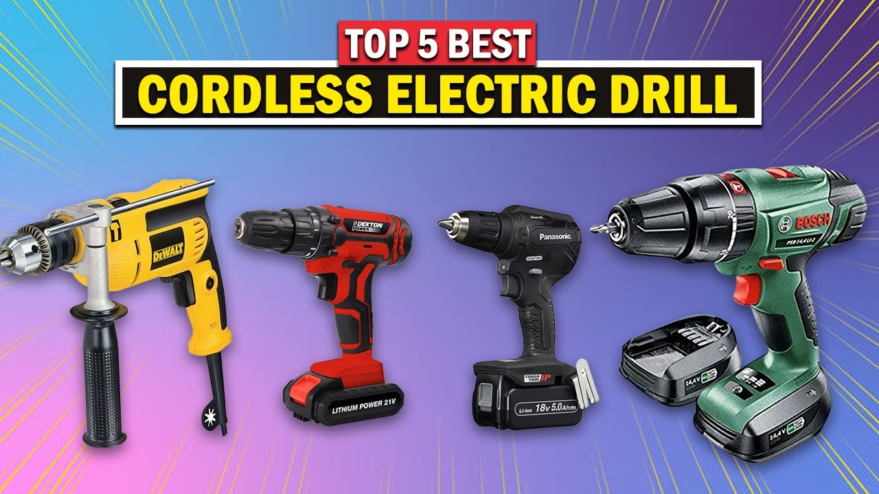 Top 5 Best Cordless Electric Drills 2025 - YouTube